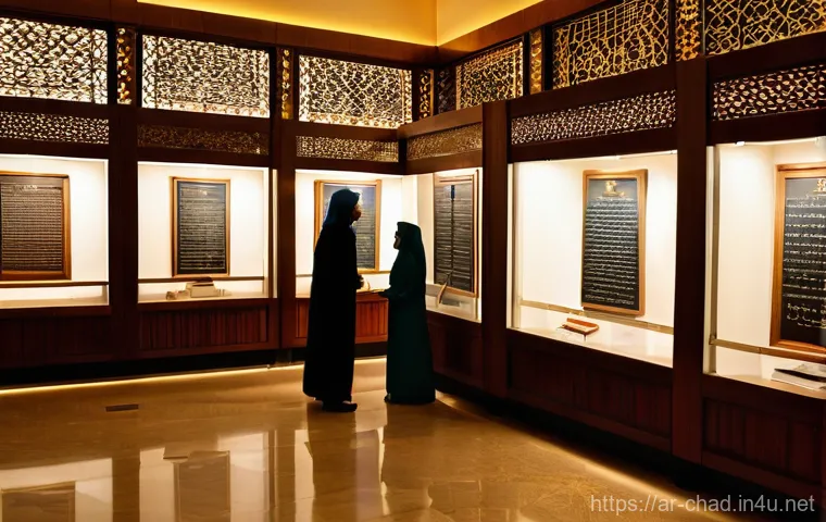 차드에서 가장 유명한 도서관 - **Prompt:** A dynamic and brightly lit scene within the King Faisal University Library, showcasing a...